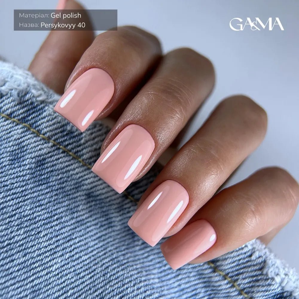GA&MA Gel polish Basic collection 040 persykovyy 10 ml (TPO free) - Level Up Beauty Supply