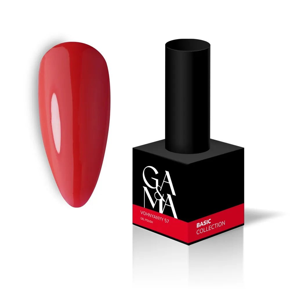 GA&MA Gel polish Basic collection 057 vohnyanyy 10 ml (TPO free) - Level Up Beauty Supply