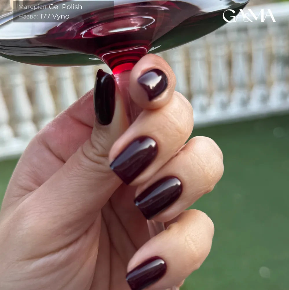 GA&MA Gel polish Hlintveyn collection 177 vyno 10 ml (TPO free)