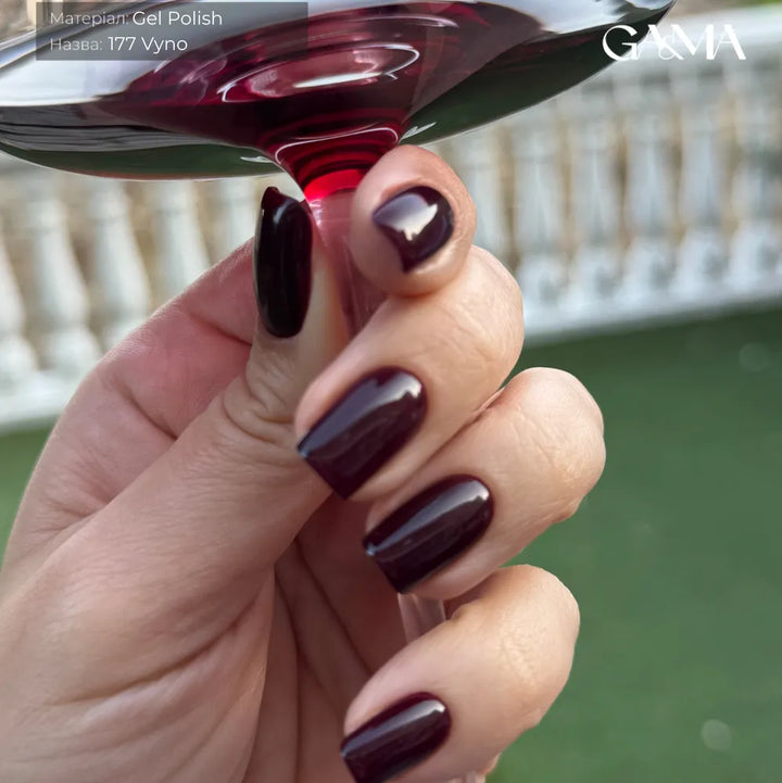 GA&MA Gel polish Hlintveyn collection 177 vyno 10 ml (TPO free)