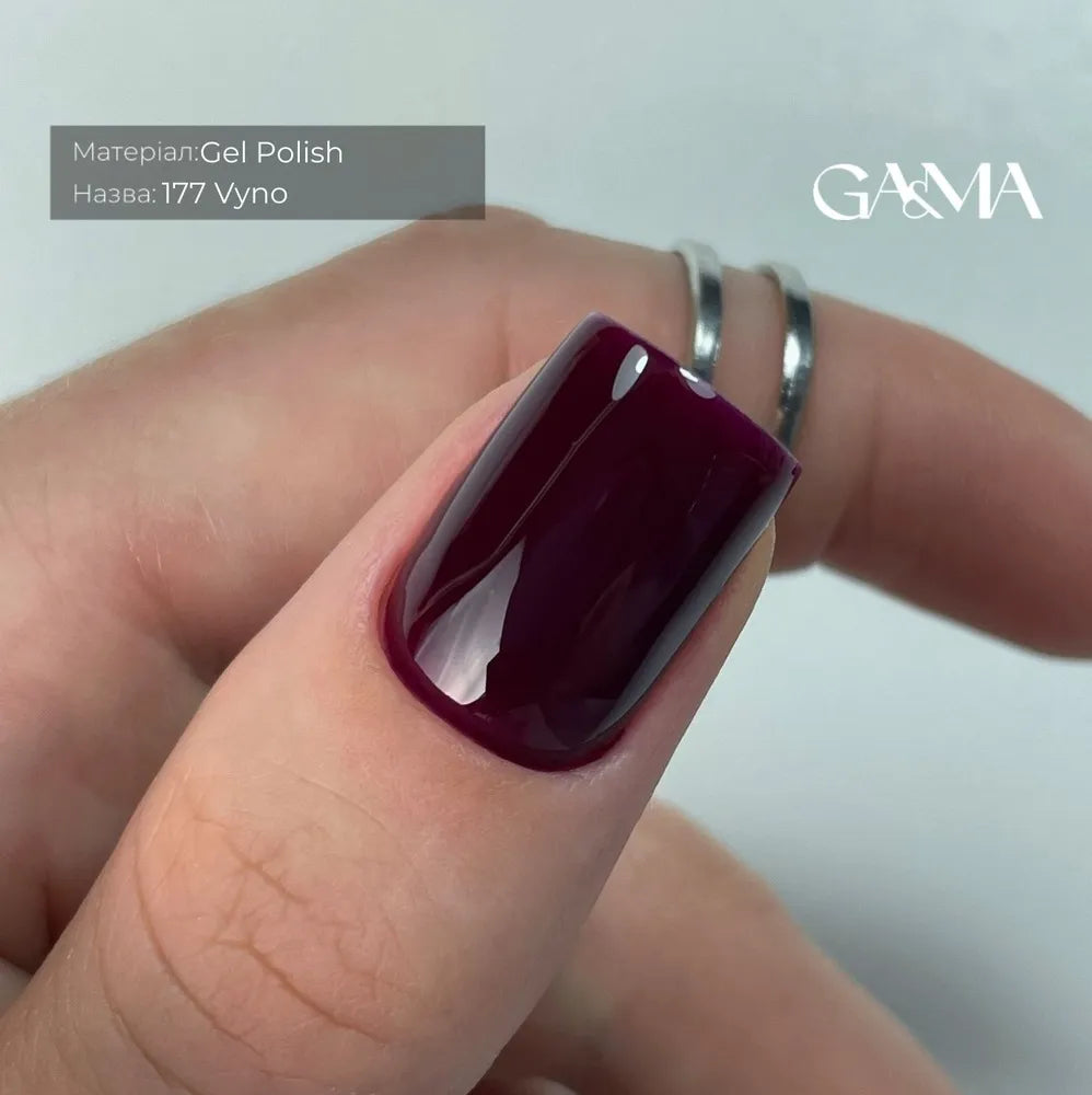 GA&MA Gel polish Hlintveyn collection 177 vyno 10 ml (TPO free)