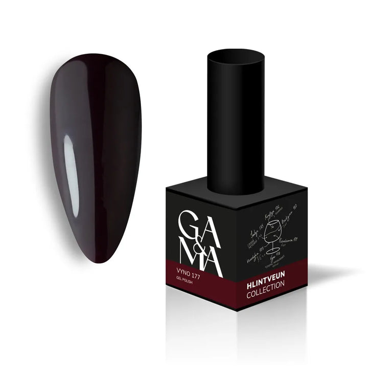 GA&MA Gel polish Hlintveyn collection 177 vyno 10 ml (TPO free)
