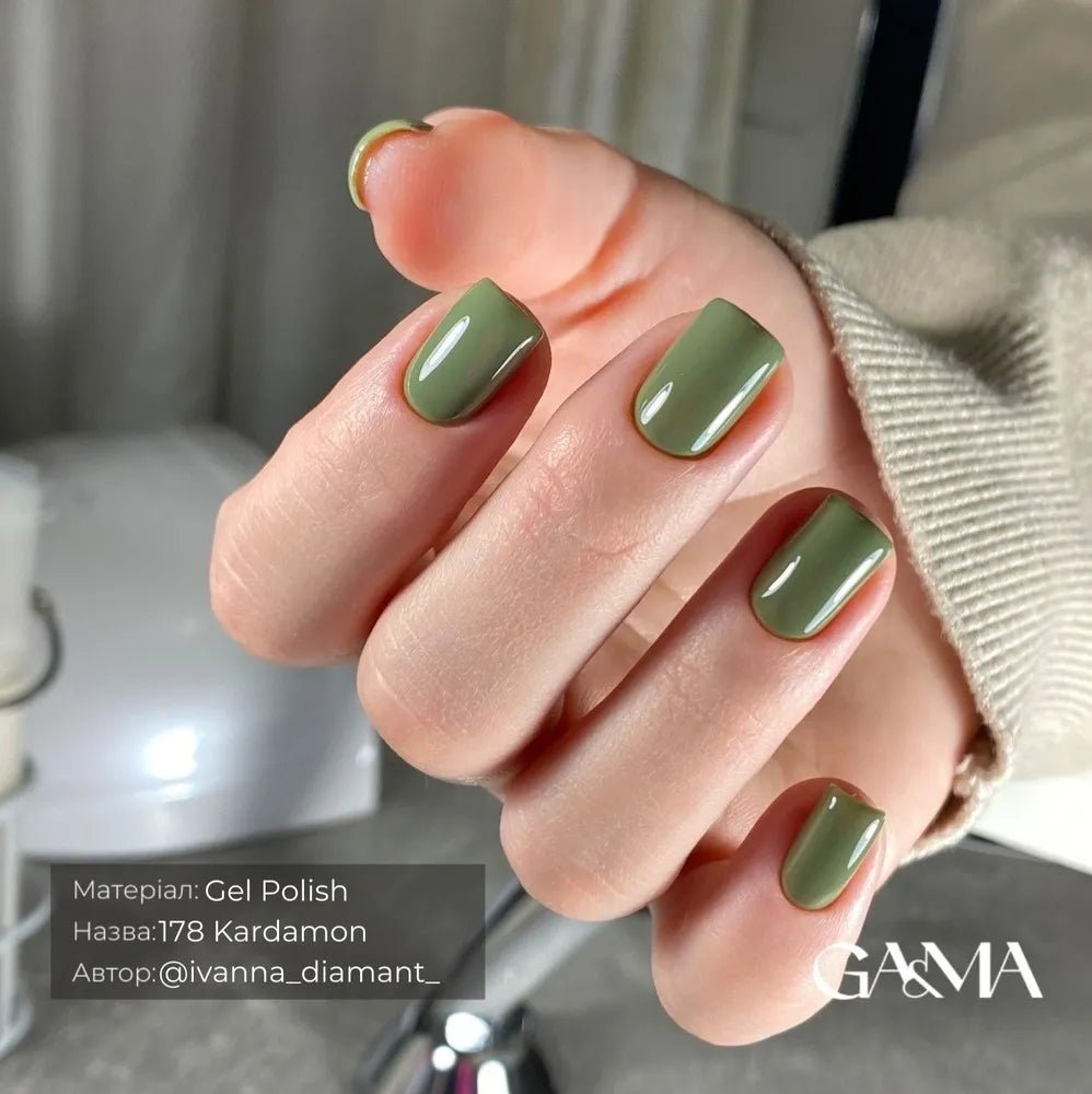 GA&MA Gel polish Hlintveyn collection 178 kardamon 10 ml (TPO free) - Level Up Beauty Supply