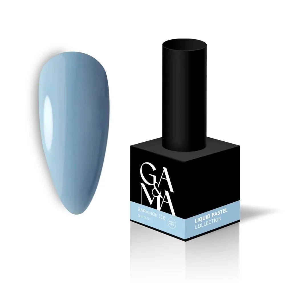 GA&MA Gel polish Liquid pastel 116 barvinok 10 ml (TPO free) - Level Up Beauty Supply