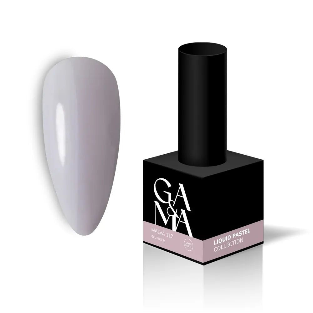 GA&MA Gel polish Liquid pastel 117 Malva 10 ml (TPO free) - Level Up Beauty Supply