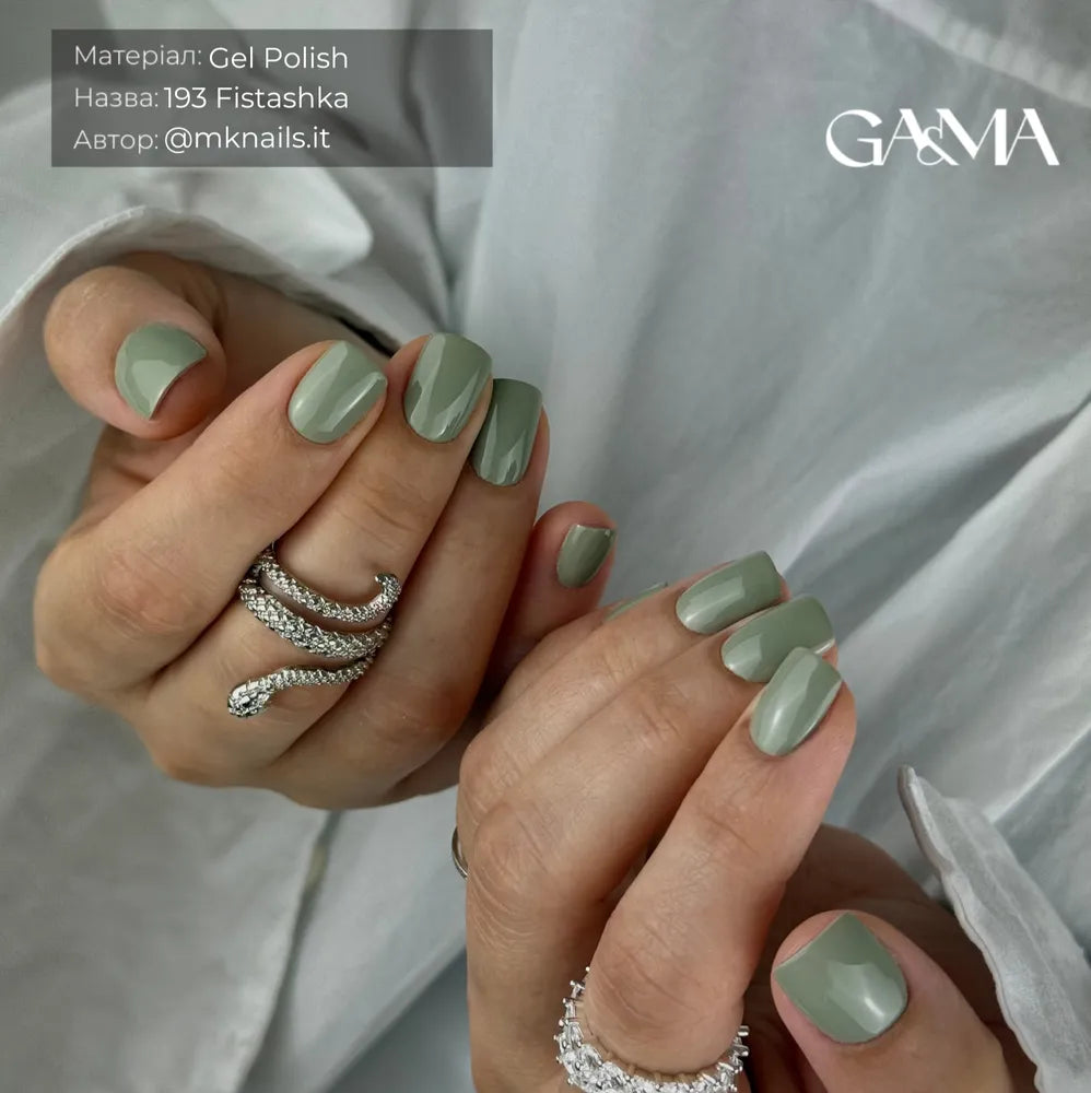 GA&MA Gel polish Monochrome collection 193 Fistashka 10 ml (TPO free)