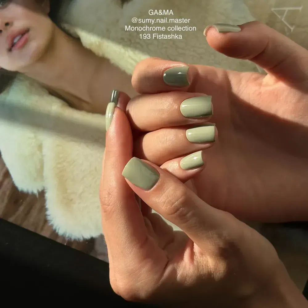 GA&MA Gel polish Monochrome collection 193 Fistashka 10 ml (TPO free)