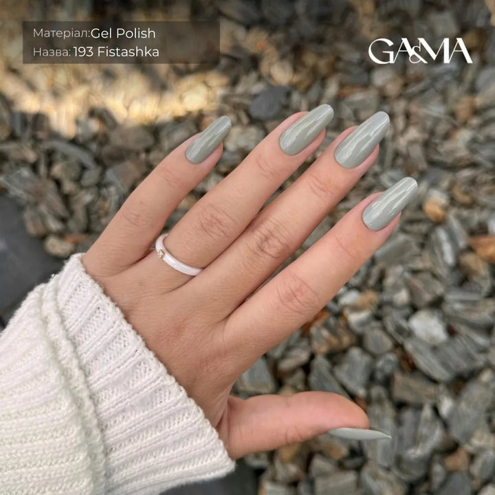 GA&MA Gel polish Monochrome collection 193 Fistashka 10 ml (TPO free)