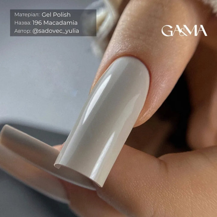 GA&MA Gel polish Monochrome collection 196 Macadamia 10 ml (TPO free)