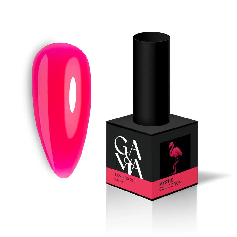 GA&MA Gel polish Mystic collection 213 Flamingo 10 ml (TPO free) - Level Up Beauty Supply