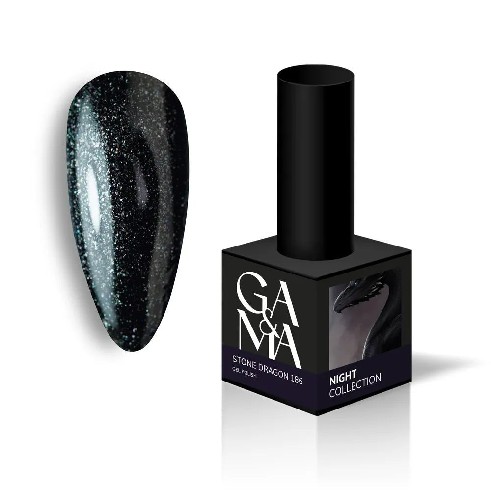GA&MA Gel polish Night collection 186 Stone dragon 10 ml (TPO free) - Level Up Beauty Supply