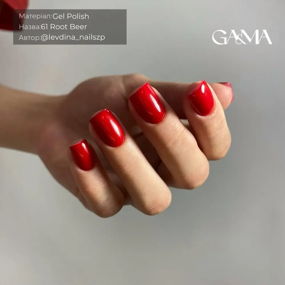 GA&MA Gel polish Pantone collection 061 Root Beer 10 ml (TPO free) - Level Up Beauty Supply