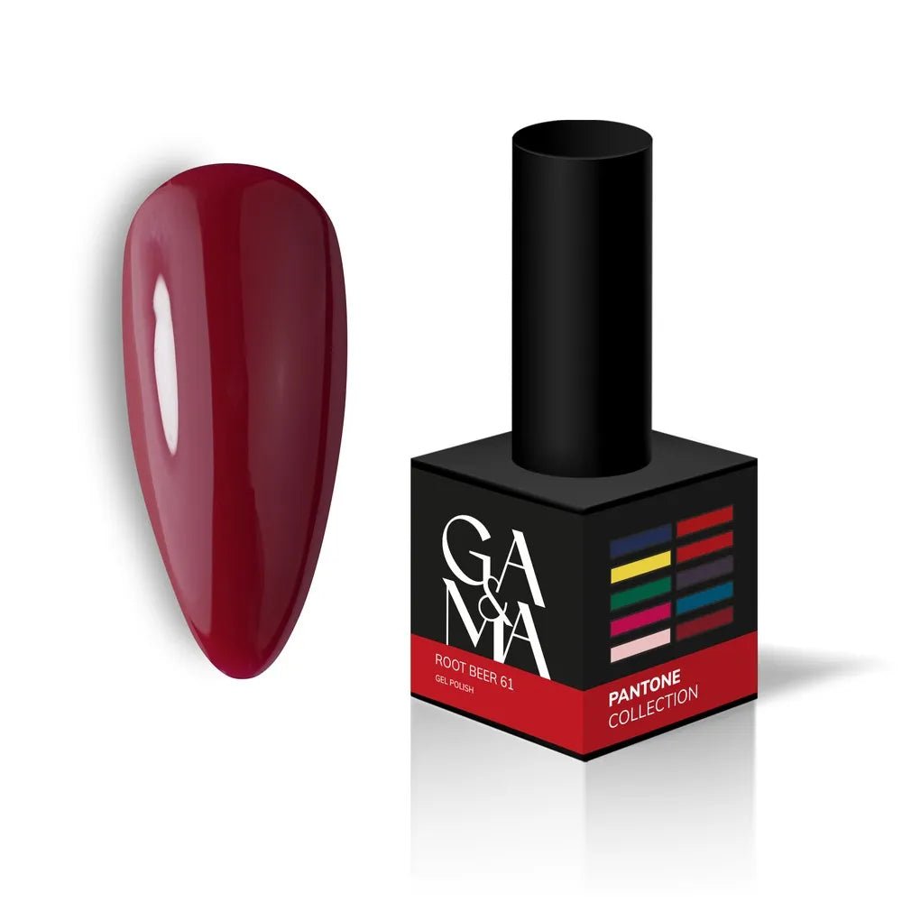 GA&MA Gel polish Pantone collection 061 Root Beer 10 ml (TPO free) - Level Up Beauty Supply