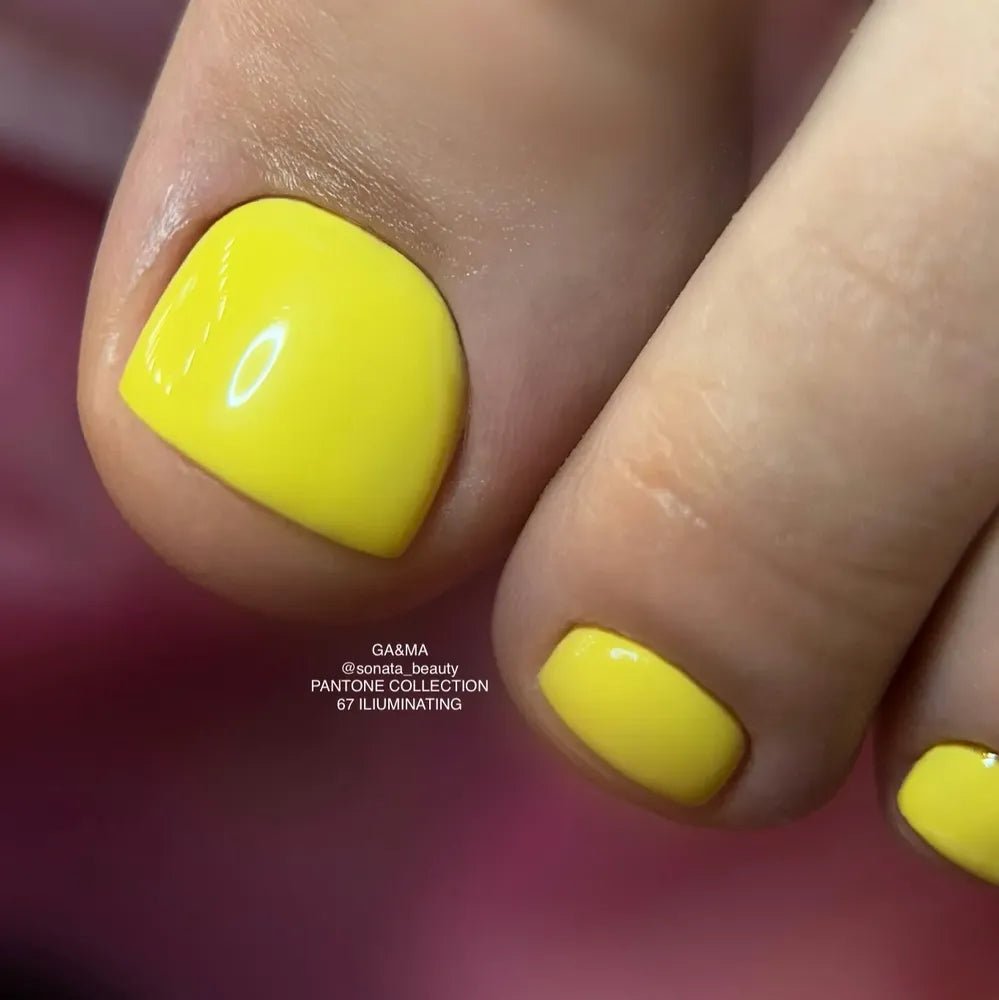 GA&MA Gel polish Pantone collection 067 Illuminating 10 ml (TPO free) - Level Up Beauty Supply