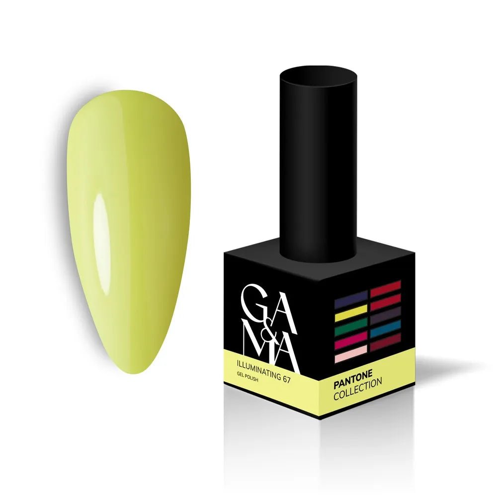 GA&MA Gel polish Pantone collection 067 Illuminating 10 ml (TPO free) - Level Up Beauty Supply