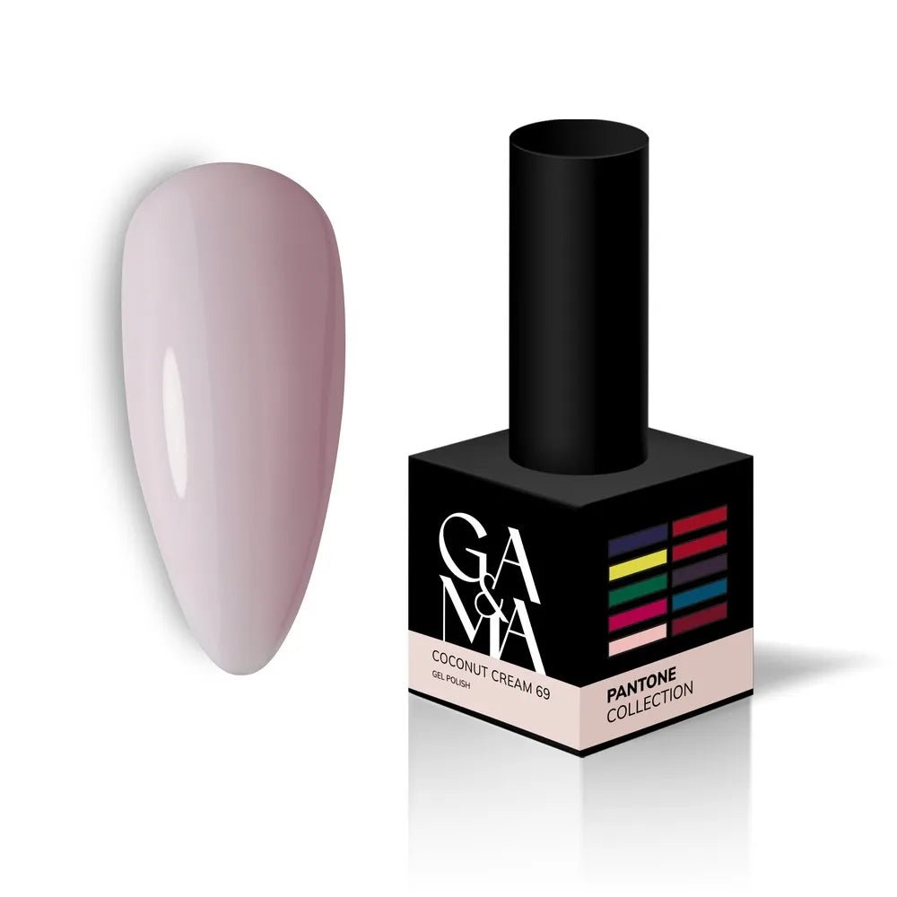 GA&MA Gel polish Pantone collection 069 Coconut Cream 10 ml (TPO free) - Level Up Beauty Supply