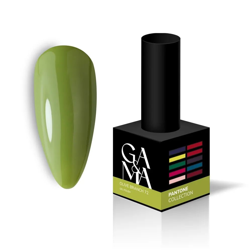 GA&MA Gel polish Pantone collection 072 Olive Branch 10 ml (TPO free) - Level Up Beauty Supply