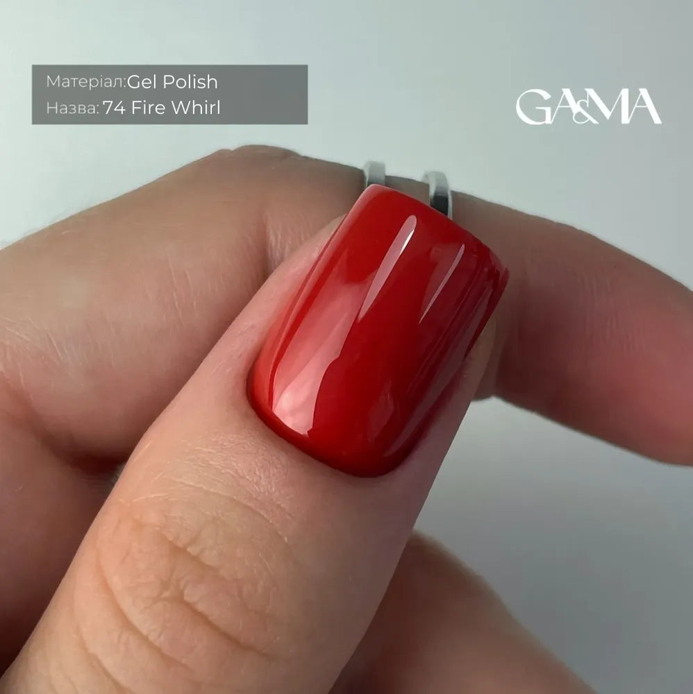 GA&MA Gel polish Pantone collection 074 Fire Whirl 10 ml (TPO free)
