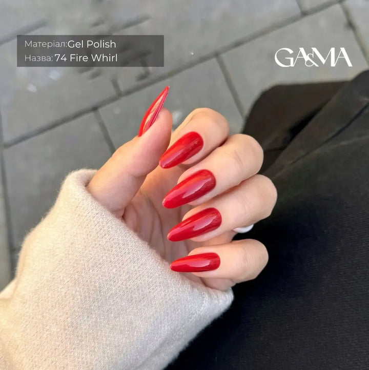 GA&MA Gel polish Pantone collection 074 Fire Whirl 10 ml (TPO free)