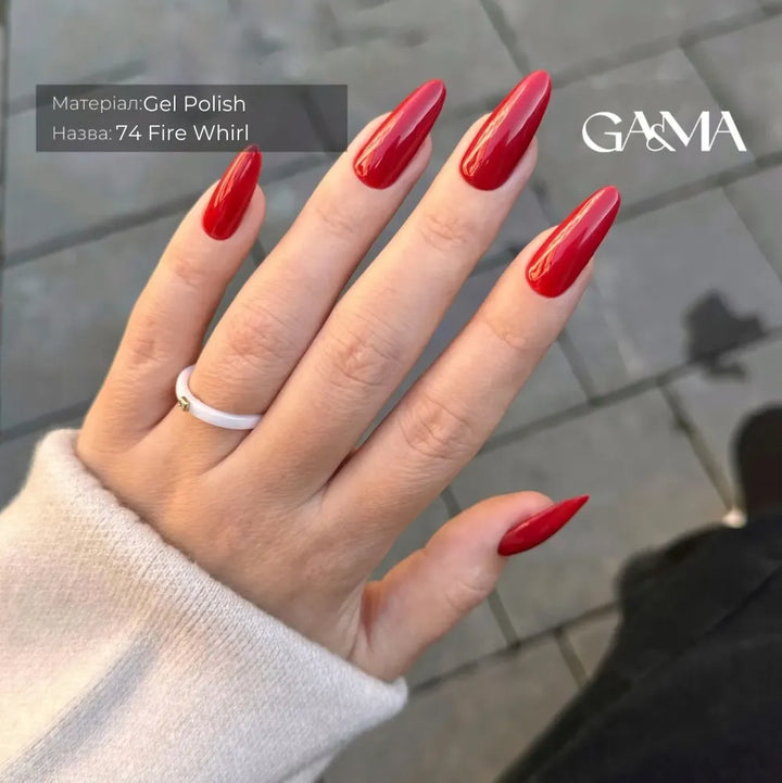 GA&MA Gel polish Pantone collection 074 Fire Whirl 10 ml (TPO free)