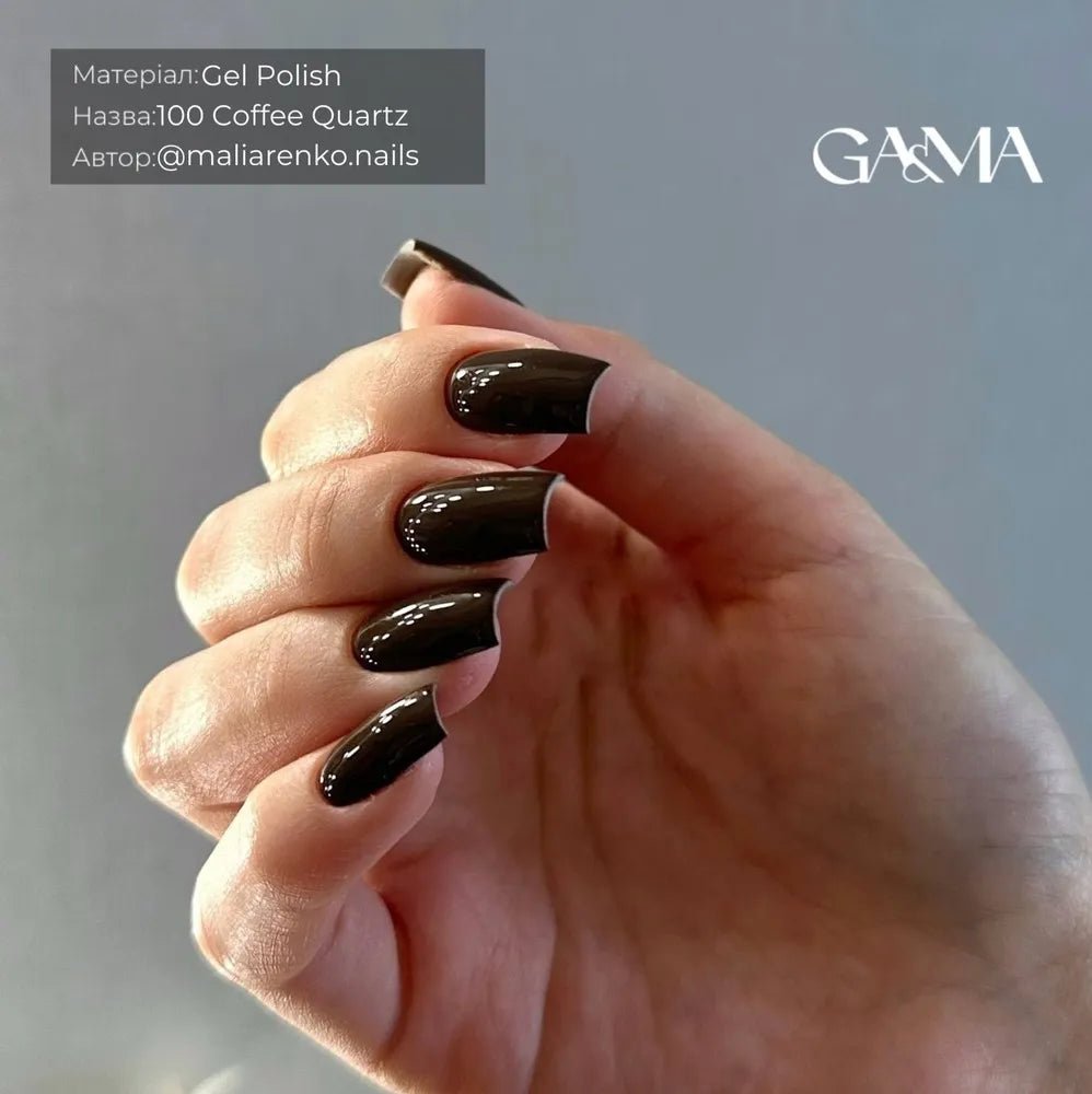 GA&MA Gel polish Pantone collection 100 Coffee Quartz 10 ml (TPO free) - Level Up Beauty Supply