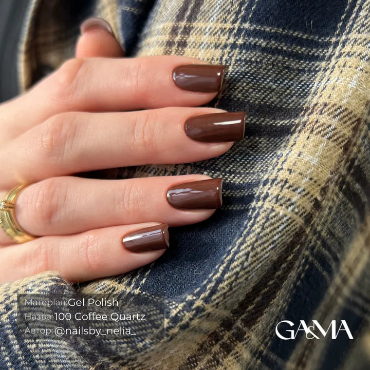 GA&MA Gel polish Pantone collection 100 Coffee Quartz 10 ml (TPO free)