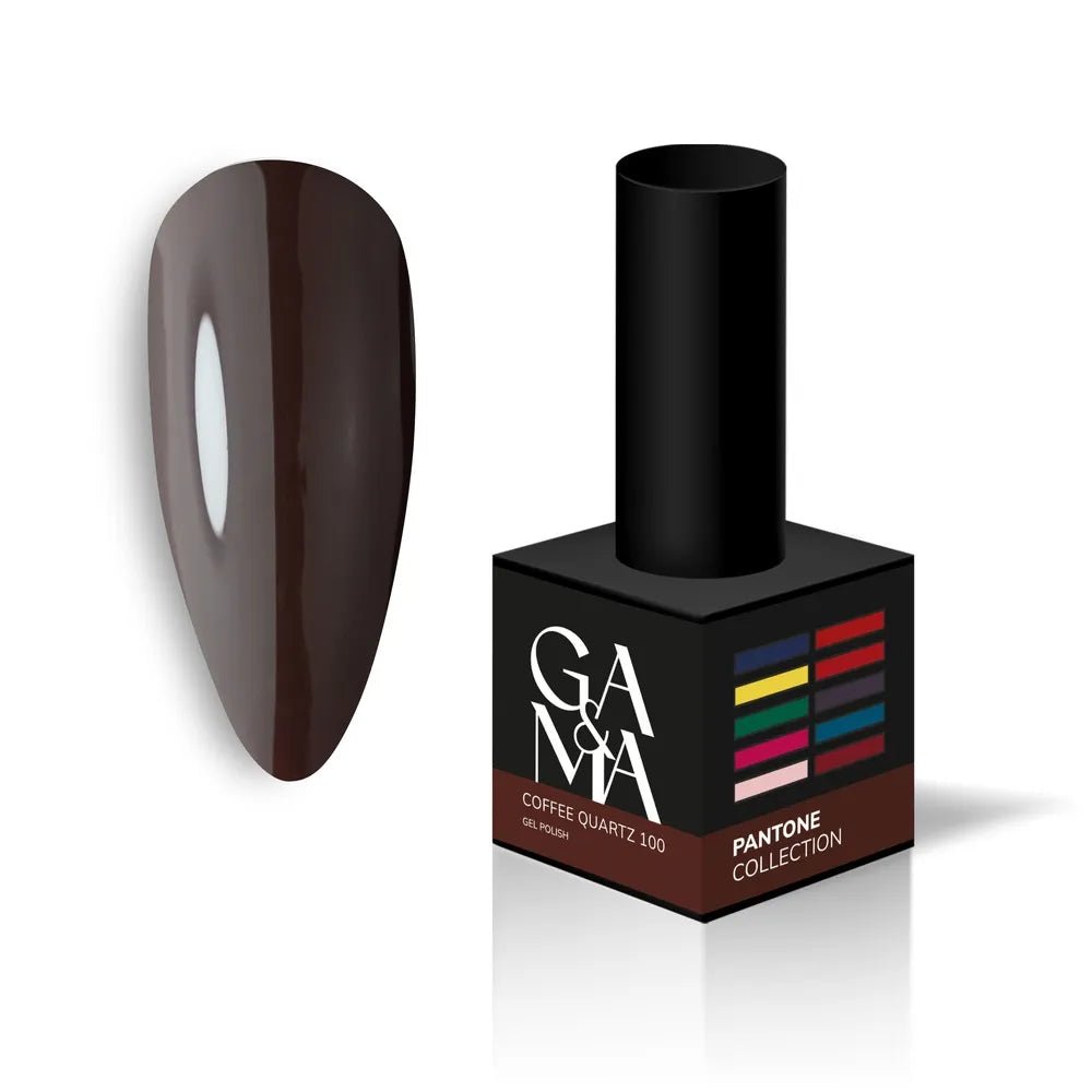 GA&MA Gel polish Pantone collection 100 Coffee Quartz 10 ml (TPO free) - Level Up Beauty Supply