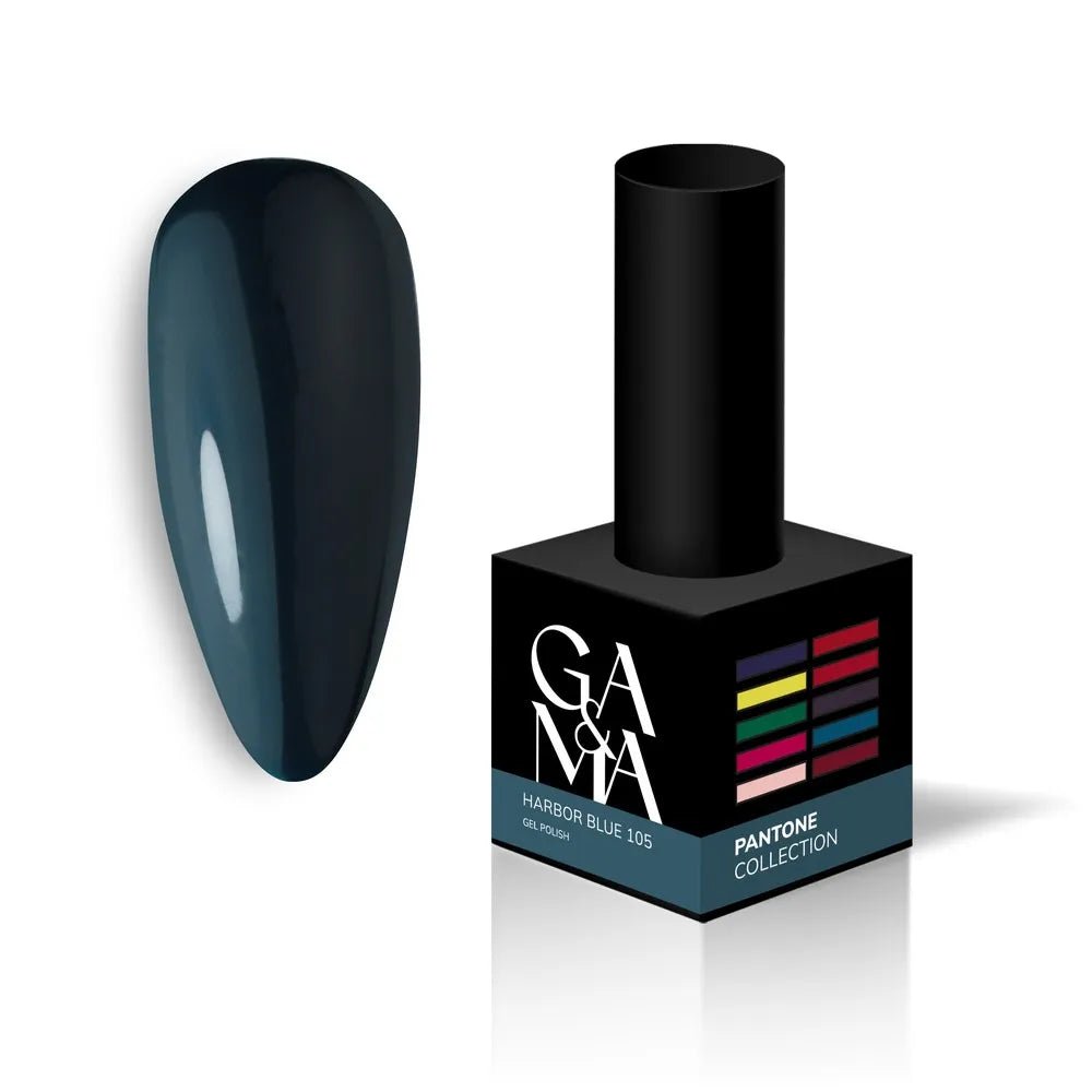 GA&MA Gel polish Pantone collection 105 Harbor Blue 10 ml (TPO free) - Level Up Beauty Supply