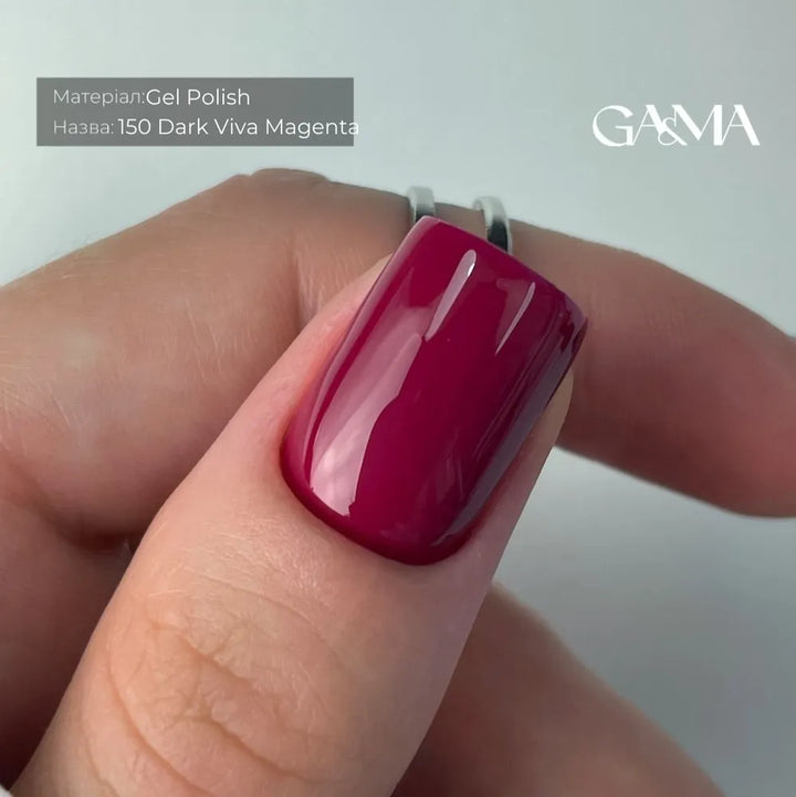 GA&MA Gel polish Pantone collection 150 dark Viva Magenta 10 ml (TPO free)