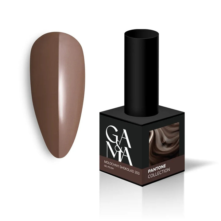 GA&MA Gel polish Pantone collection 203 Molochnyi Shokolad 10 ml (TPO free)
