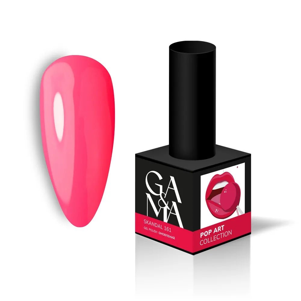 GA&MA Gel polish Pop Art collection 161 Skandal 10 ml (TPO free) - Level Up Beauty Supply