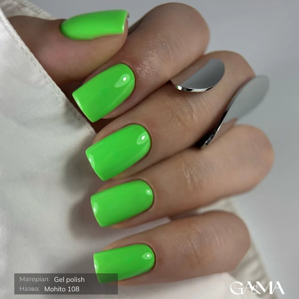 GA&MA Gel polish Summer collection 108 Mojito 10 ml (TPO free) - Level Up Beauty Supply