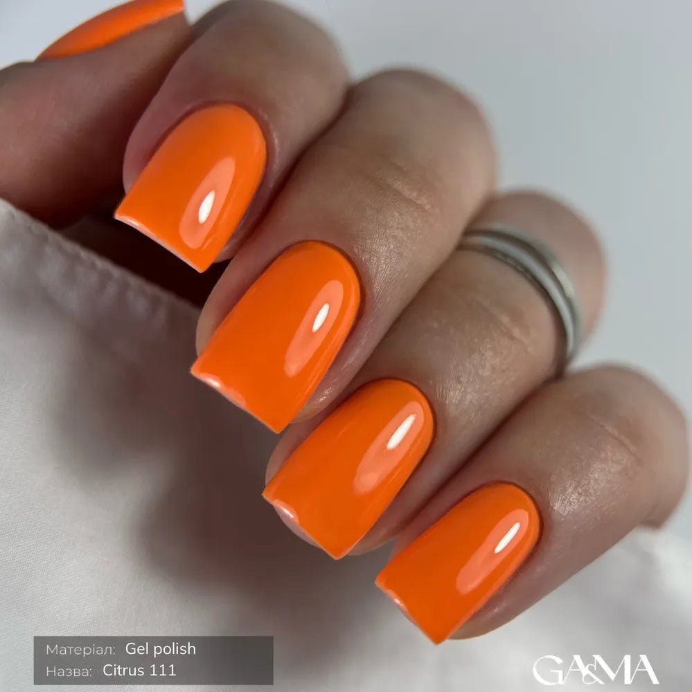 GA&MA Gel polish Summer collection 111 Citrus 10 ml (TPO free) - Level Up Beauty Supply