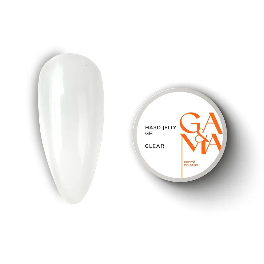 GA&MA Hard Jelly gel clear - Level Up Beauty Supply
