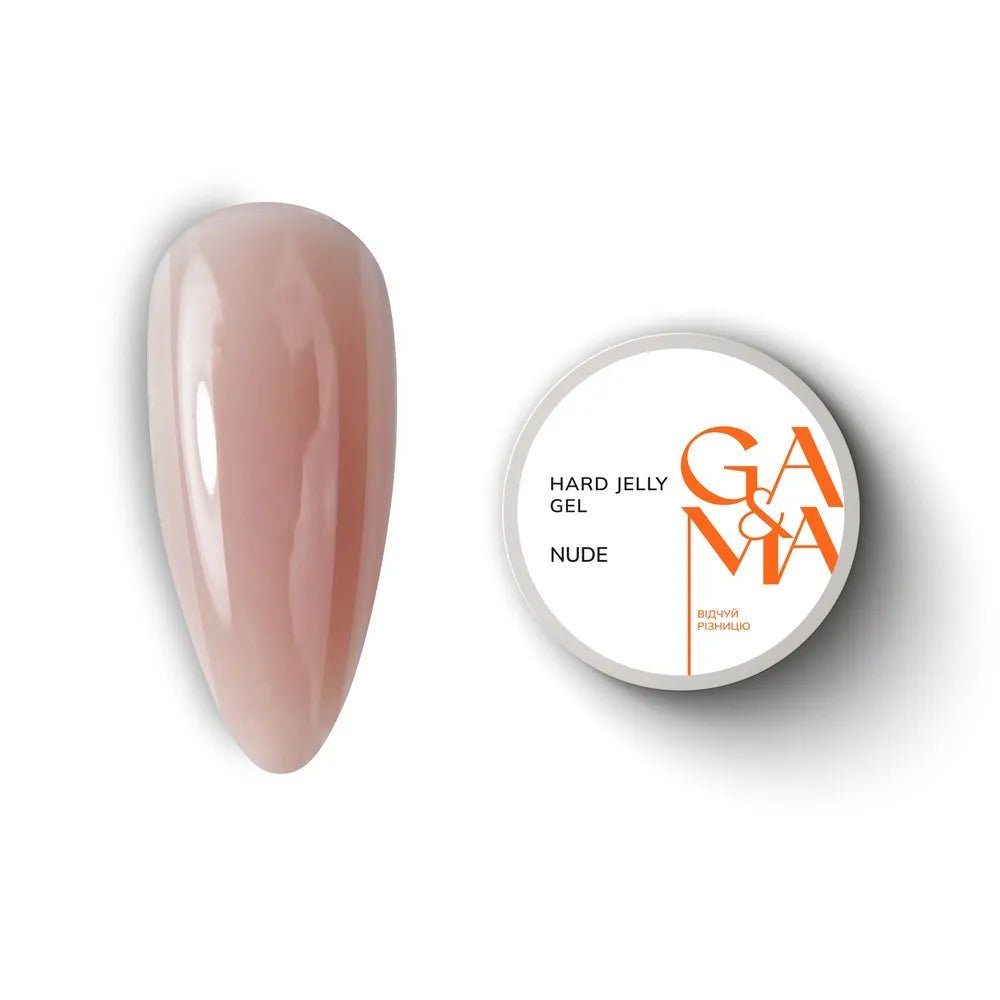GA&MA Hard Jelly gel Nude - Level Up Beauty Supply