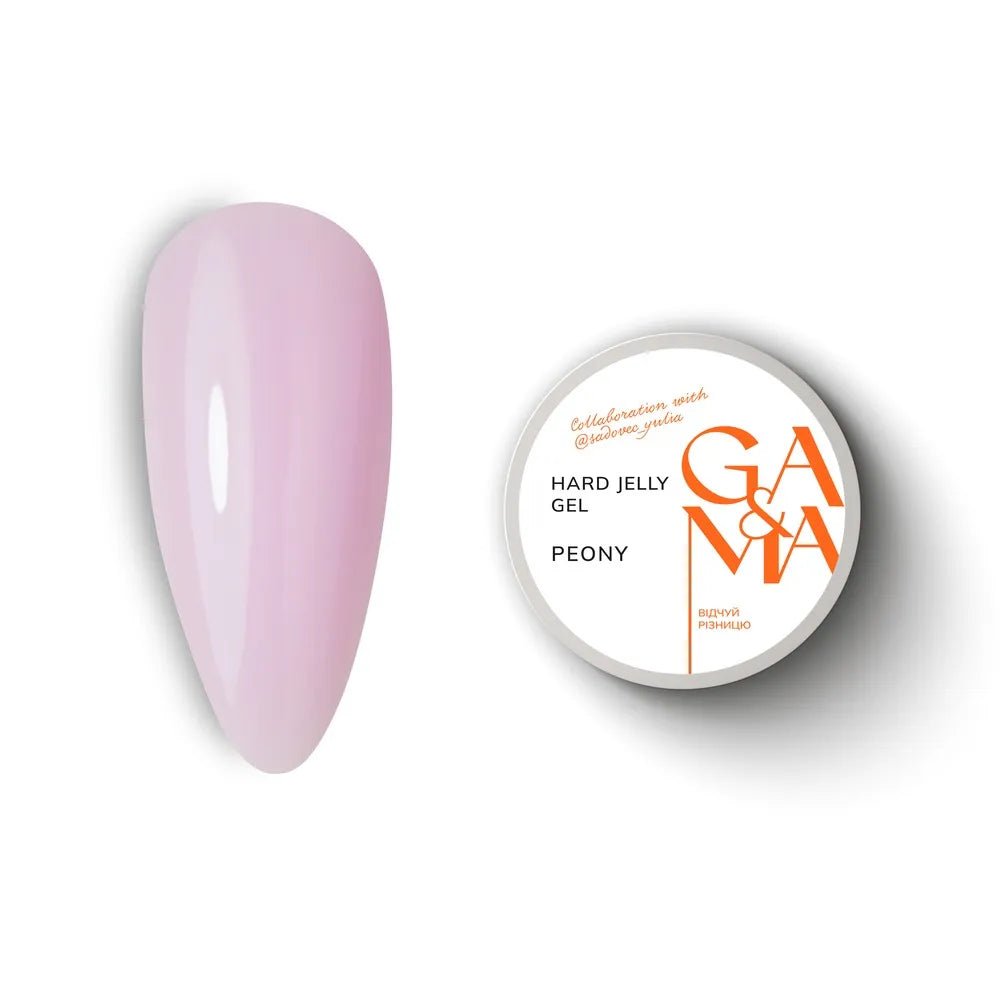 GA&MA Hard Jelly gel Peony - Level Up Beauty Supply
