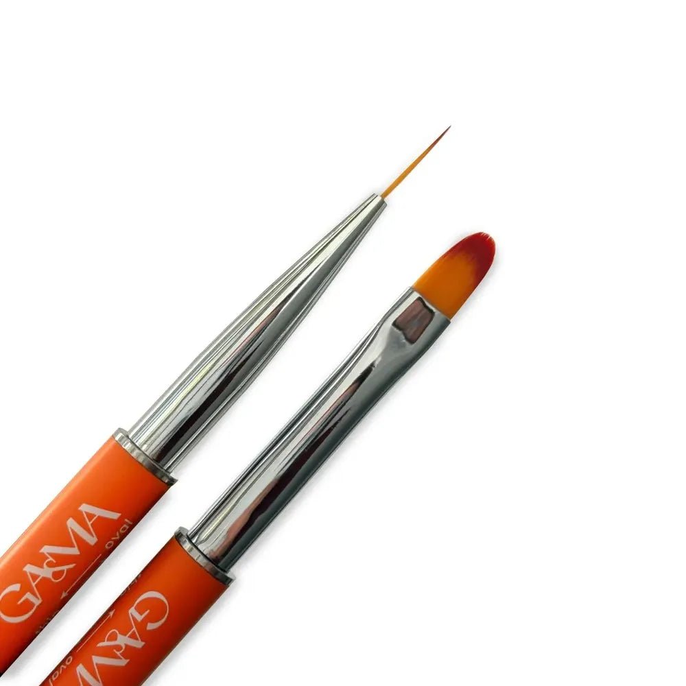 GA&MA Orange Double - sided Brush - Level Up Beauty Supply