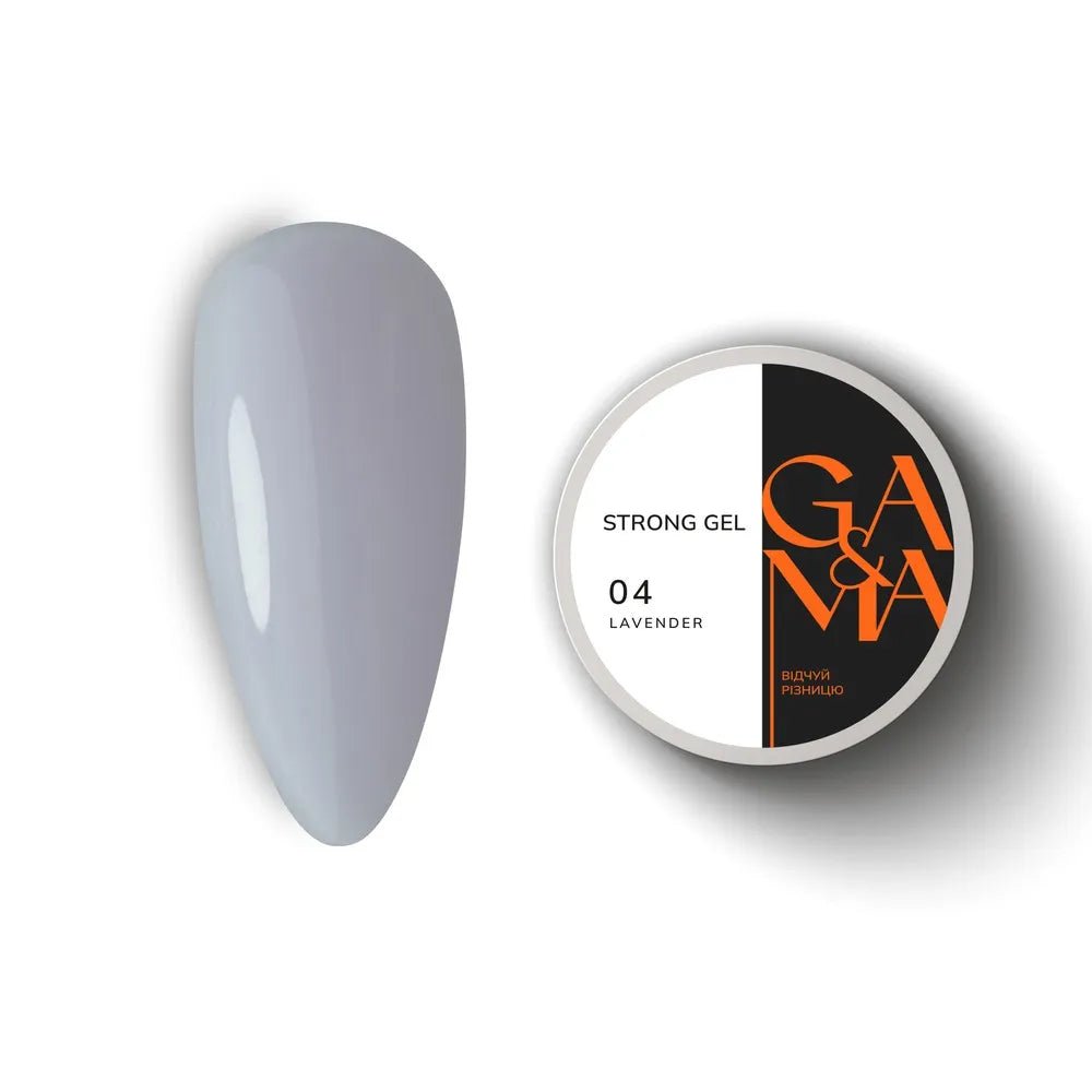 GA&MA Strong Gel 004 Lavender 30 ml - Level Up Beauty Supply