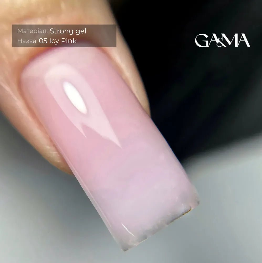 GA&MA Strong Gel 005 Icy Pink 30 ml - Level Up Beauty Supply