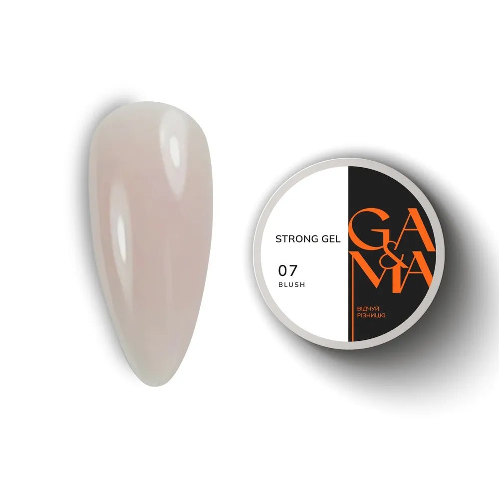 GA&MA Strong Gel 007 Blush 30 ml - Level Up Beauty Supply