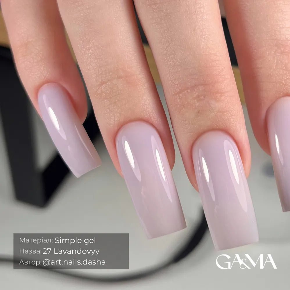 GA&MA Simple gel 027 Lavandovyy - Level Up Beauty Supply