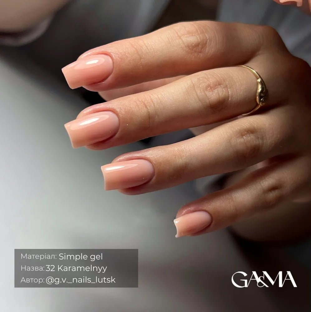 GA&MA Simple gel 032 Karamelny - Level Up Beauty Supply