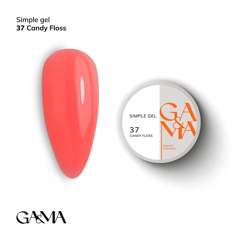 GA&MA Simple gel 037 Candy Floss - Level Up Beauty Supply