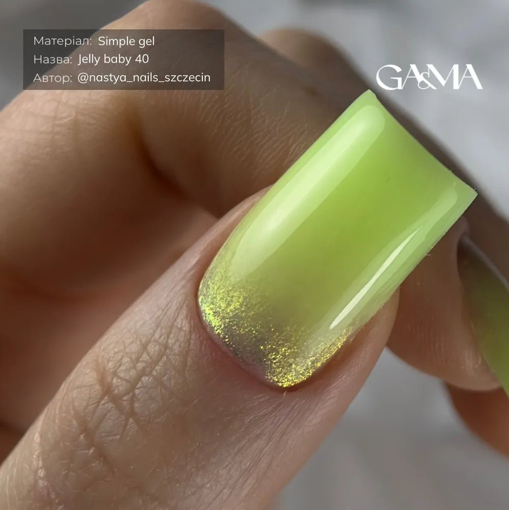 GA&MA Simple gel 040 Jelly Baby - Level Up Beauty Supply