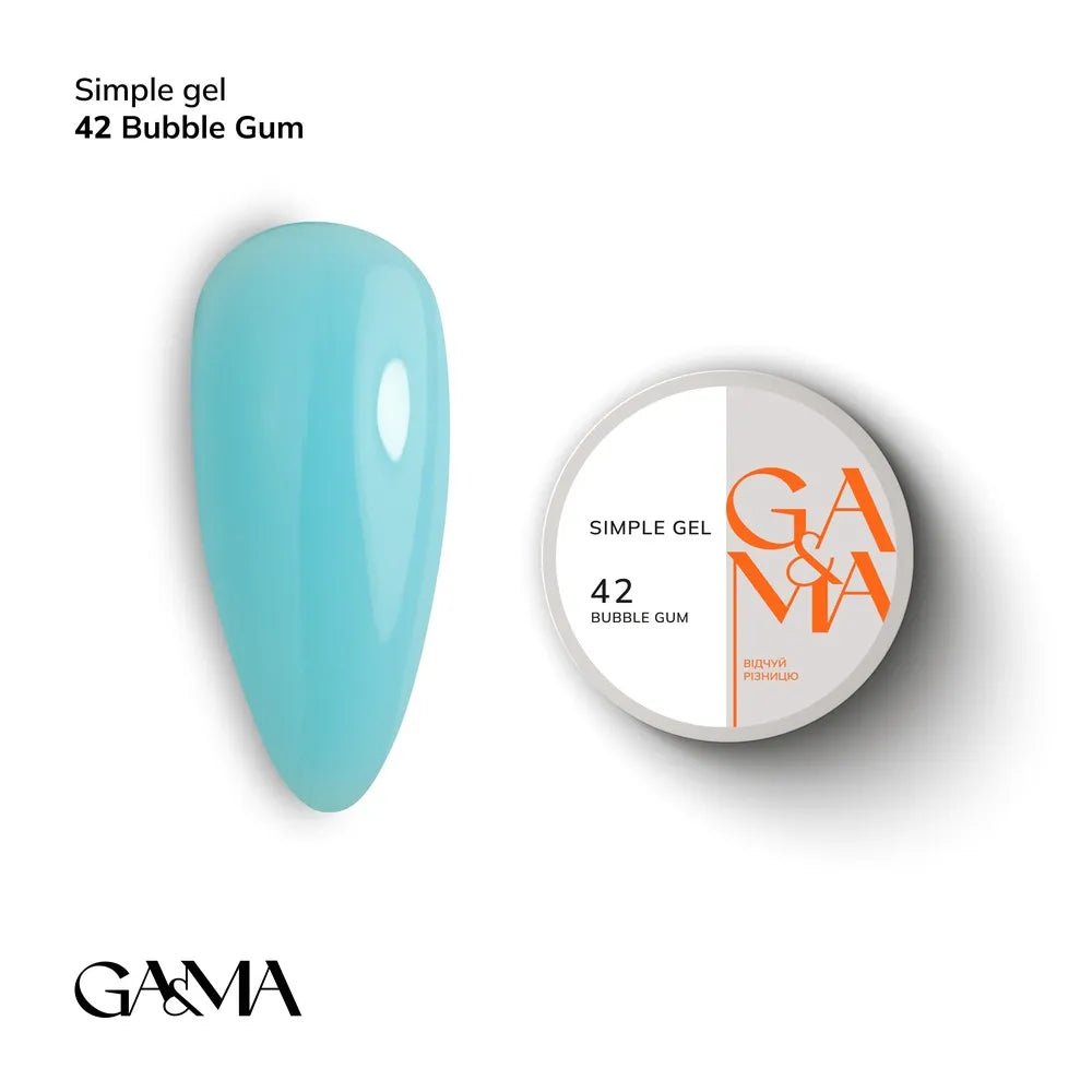 GA&MA Simple gel 042 Bubble Gum - Level Up Beauty Supply