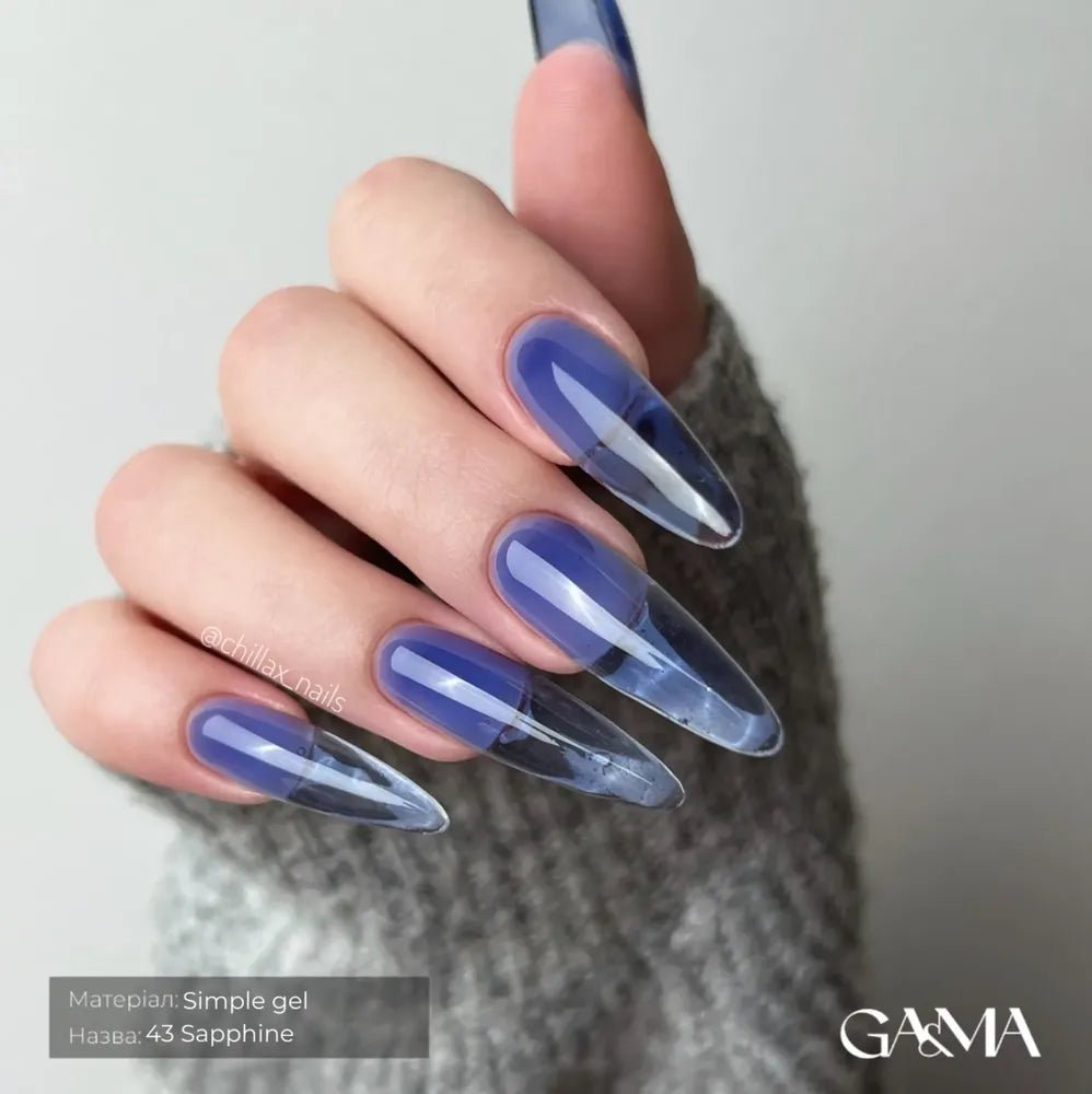 GA&MA Simple gel 043 Sapphire - Level Up Beauty Supply