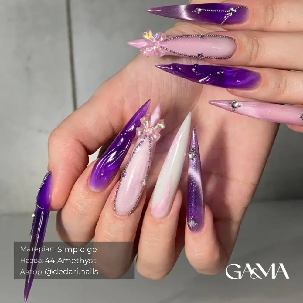 GA&MA Simple gel 044 Amethyst - Level Up Beauty Supply