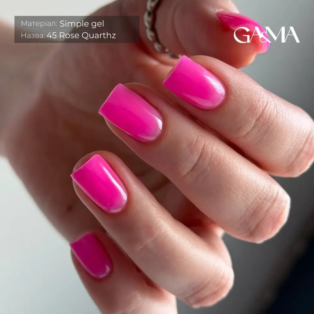 GA&MA Simple gel 045 Rose Quartz - Level Up Beauty Supply