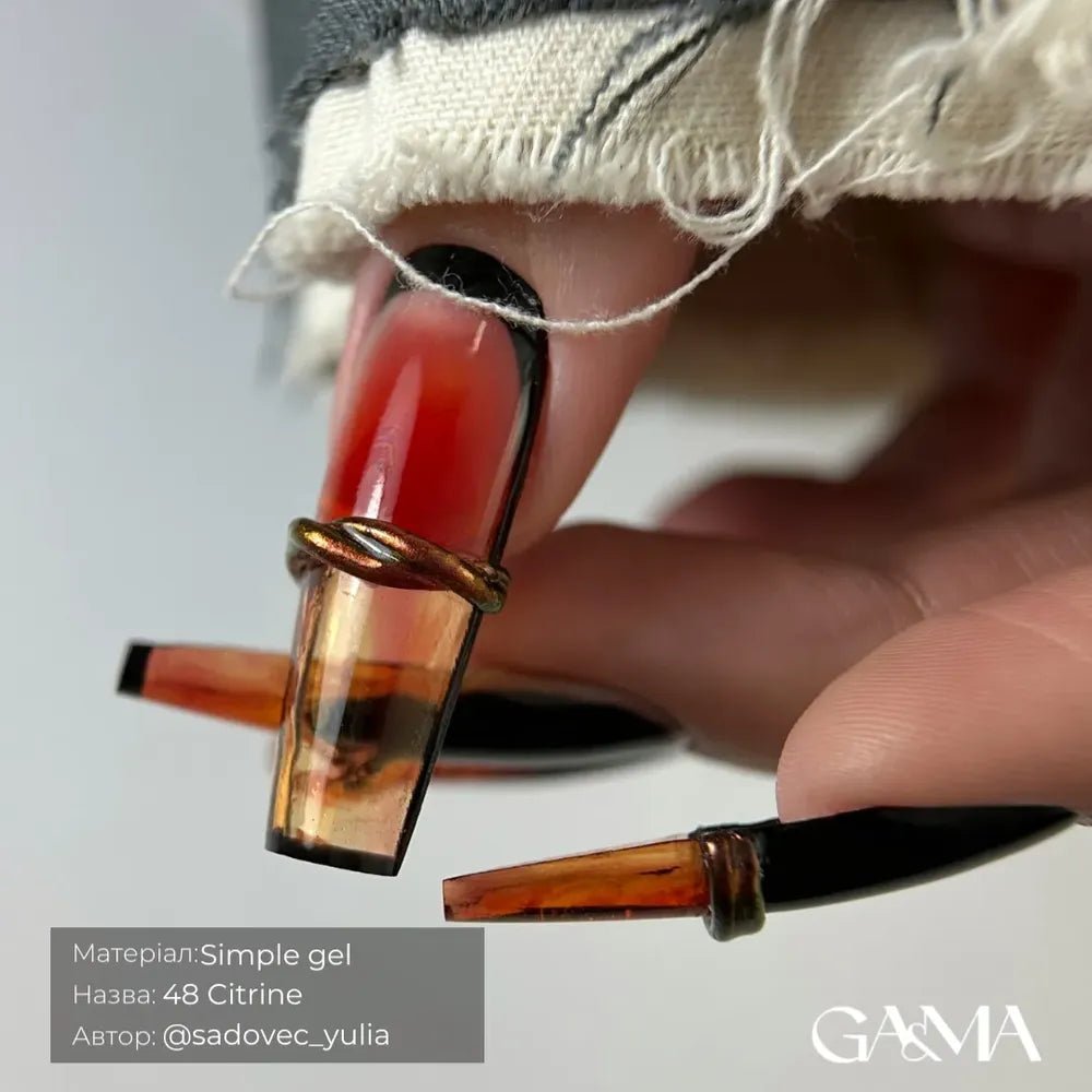 GA&MA Simple gel 048 Citrine - Level Up Beauty Supply