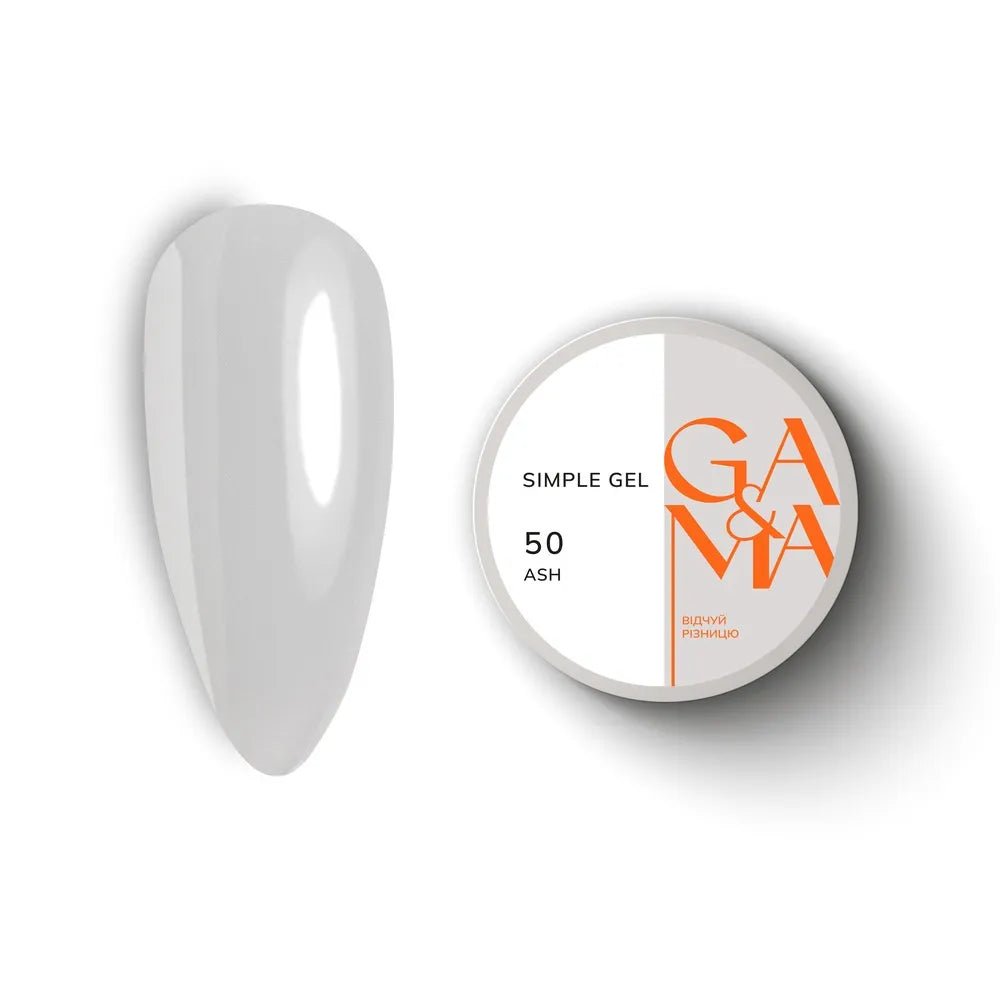 GA&MA Simple gel 050 Ash - Level Up Beauty Supply